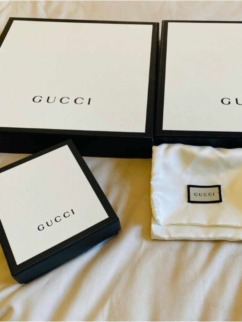 🛍️Gucci Authentic Branded Black and White Packaging see listing for pricing